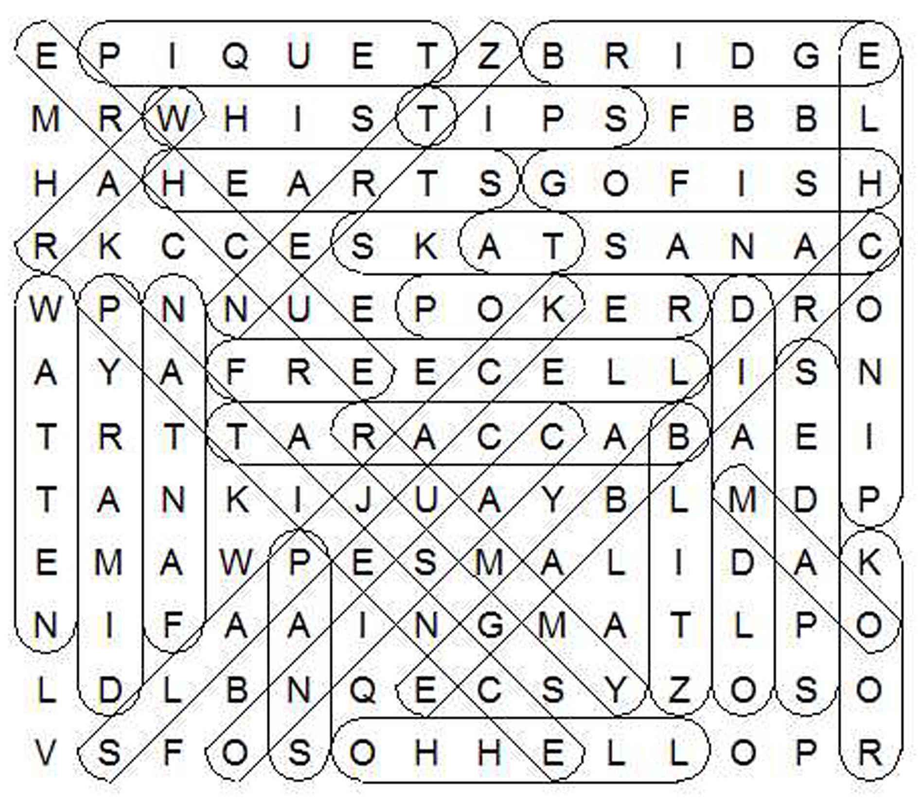 10 Free Printable Word Search Puzzle Solutions