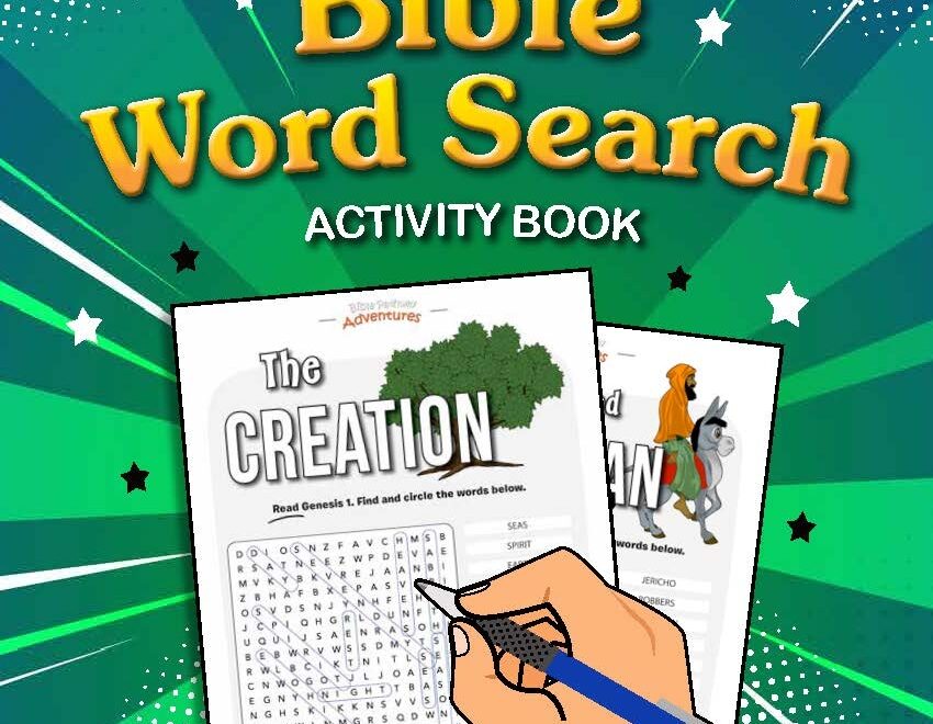 100 Bible Word Search Activity Book Teaching Resources