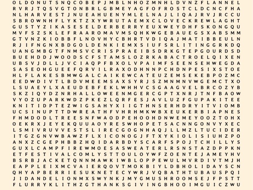 100 Word Search