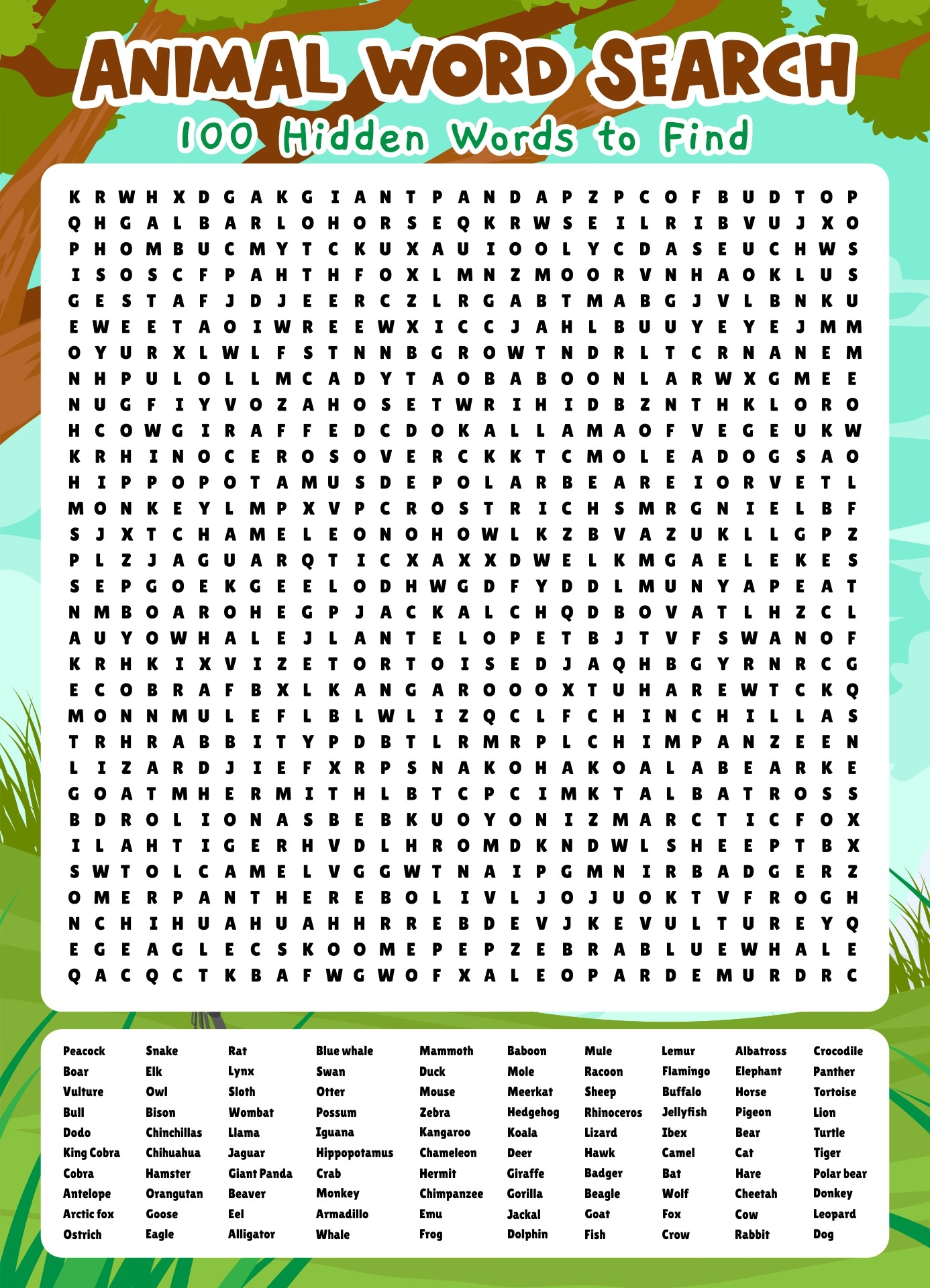 100 Word Word Searches 20 Free PDF Printables Printablee