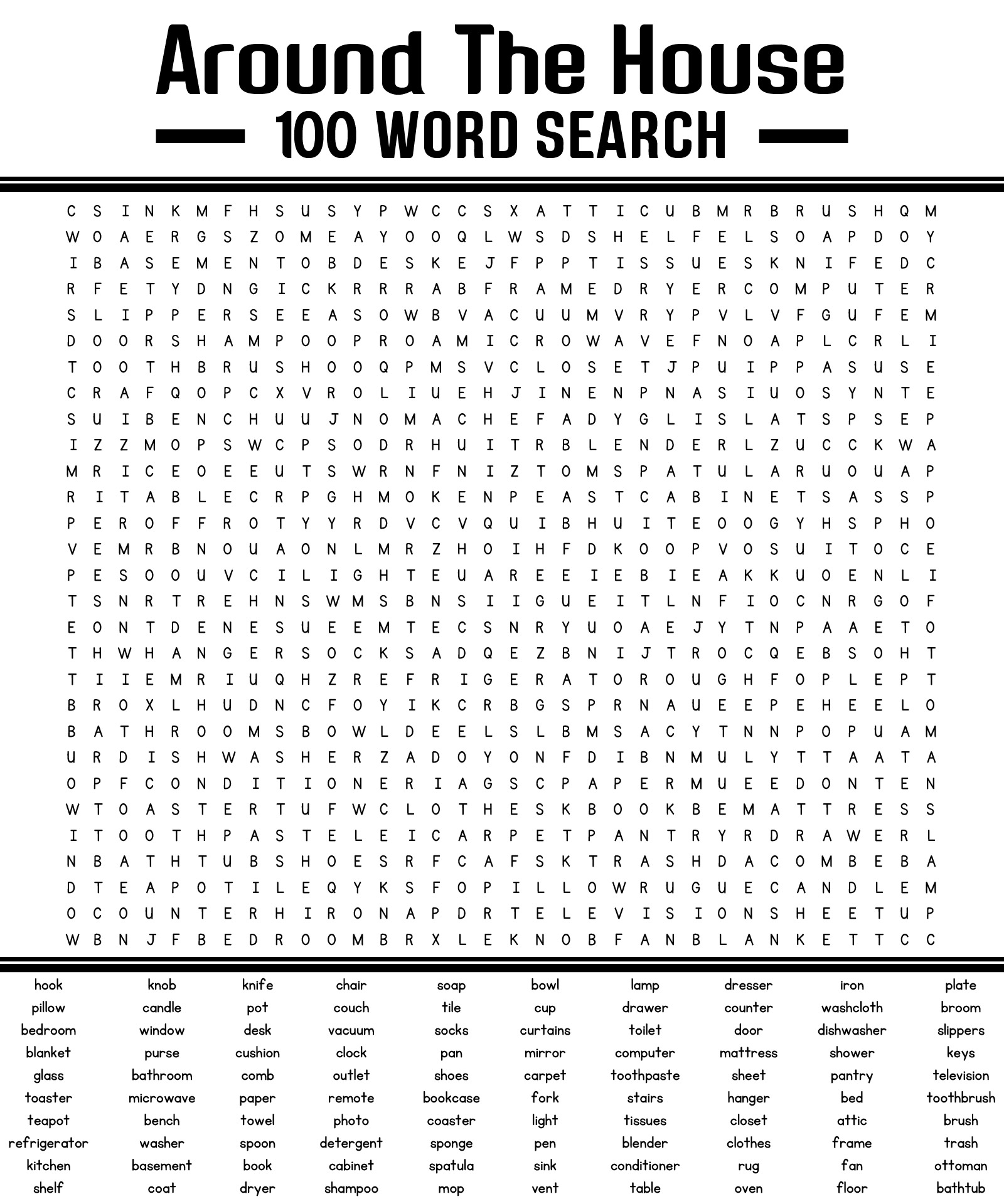 100 Word Word Searches 20 Free PDF Printables Printablee