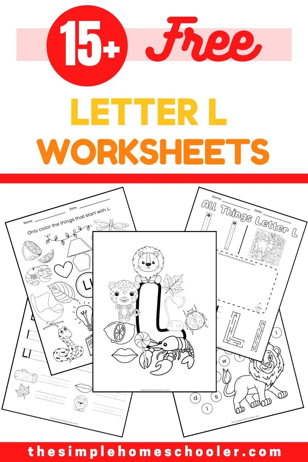 15 Letter L Worksheets Free Easy Print The Simple Homeschooler