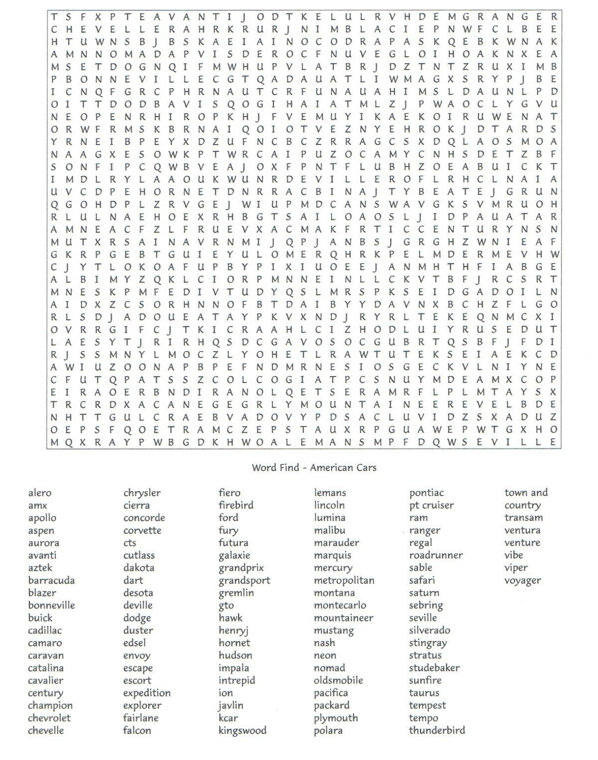 Free Printable Realidades Word Search
