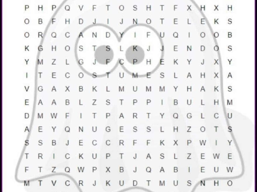 2 Free Halloween Word Search Printables For All Ages Worksheets Library