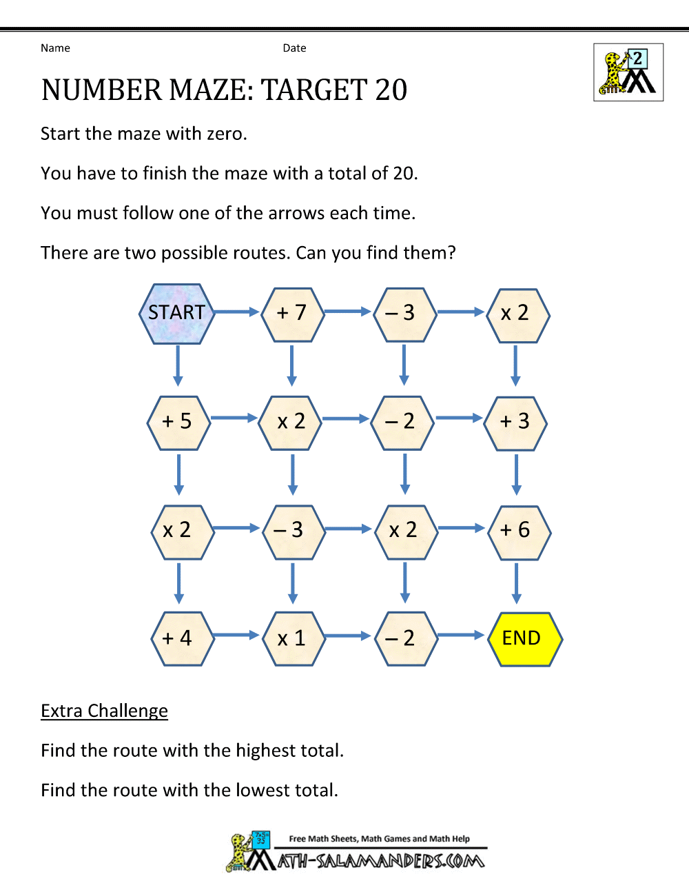 2nd Grade Math Puzzles