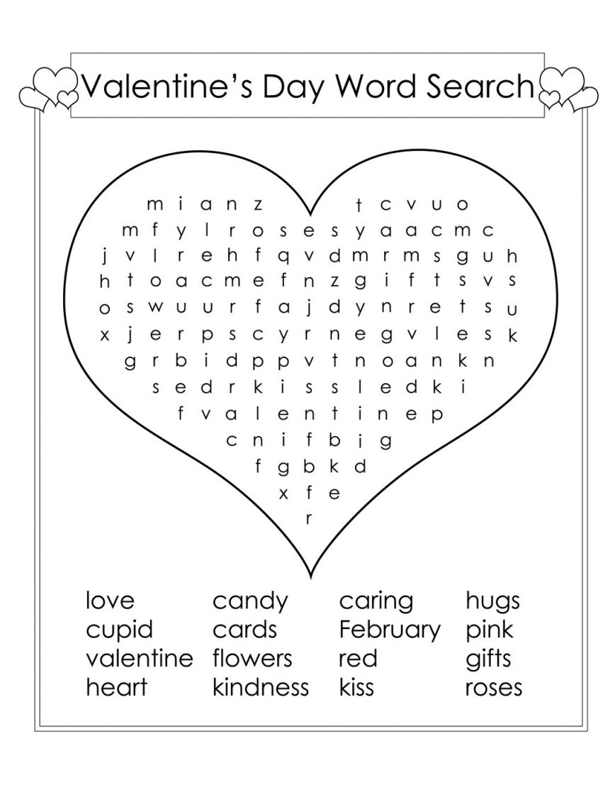 Printable Word Search 2nd Grade