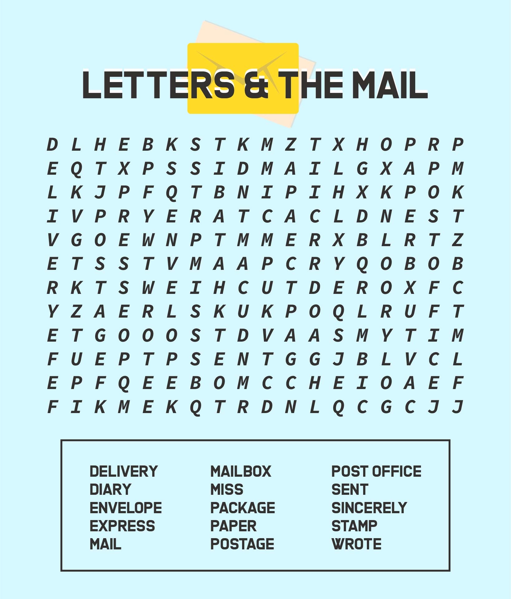 Fourth Grade Word Search Printable Fourth Grade Word Search Printable