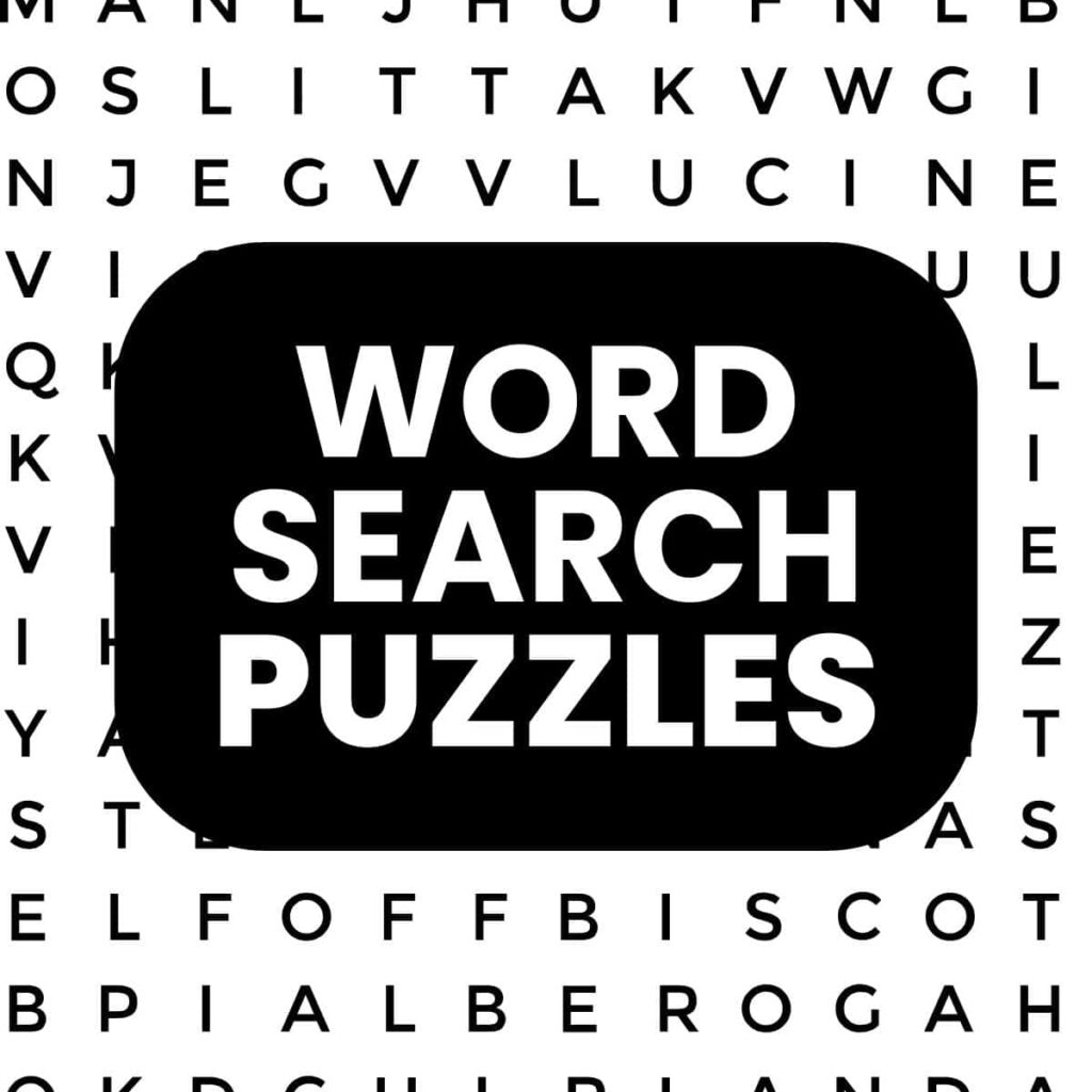 50 States Word Search Puzzle Math Love