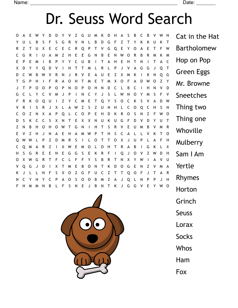 5th Grade Students Word Search WordMint