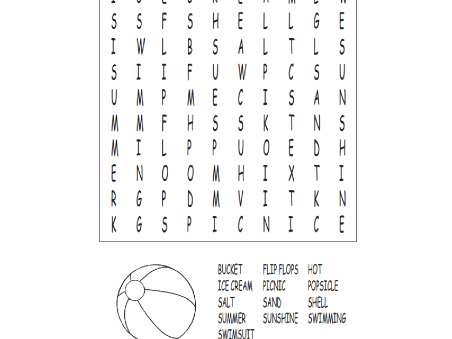 8 Fun Free Printable Beach Word Search Puzzles For Kids Kids Activities Blog