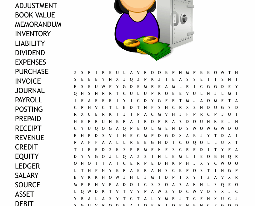 Accounting Word Search WordMint