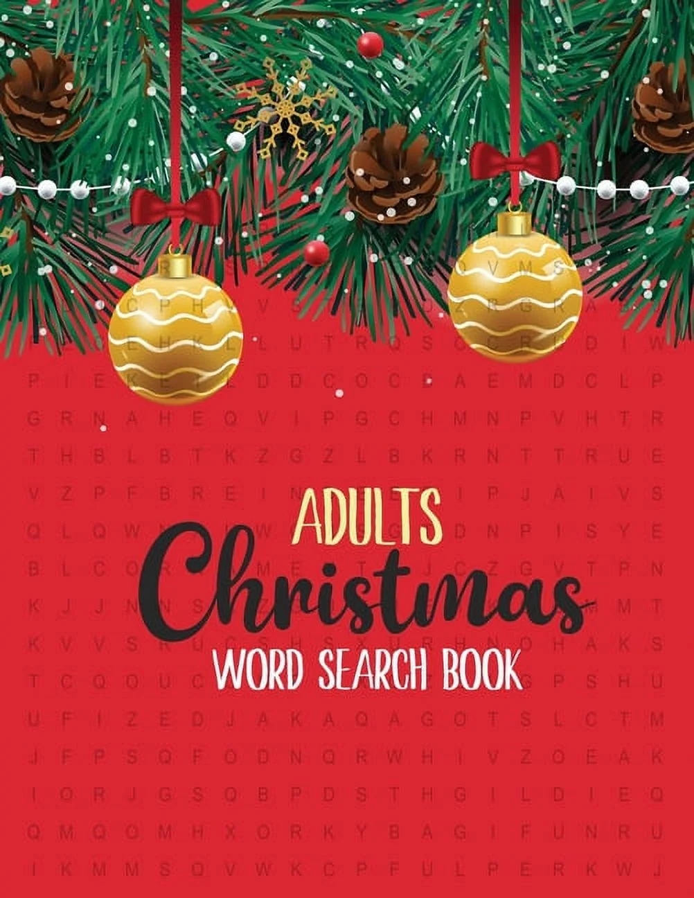 Adults Christmas Word Search Book 360 Large Print Christmas Word Search Puzzle Exercise Your Brain Holiday Fun For Adults And Kids Paperback Walmart