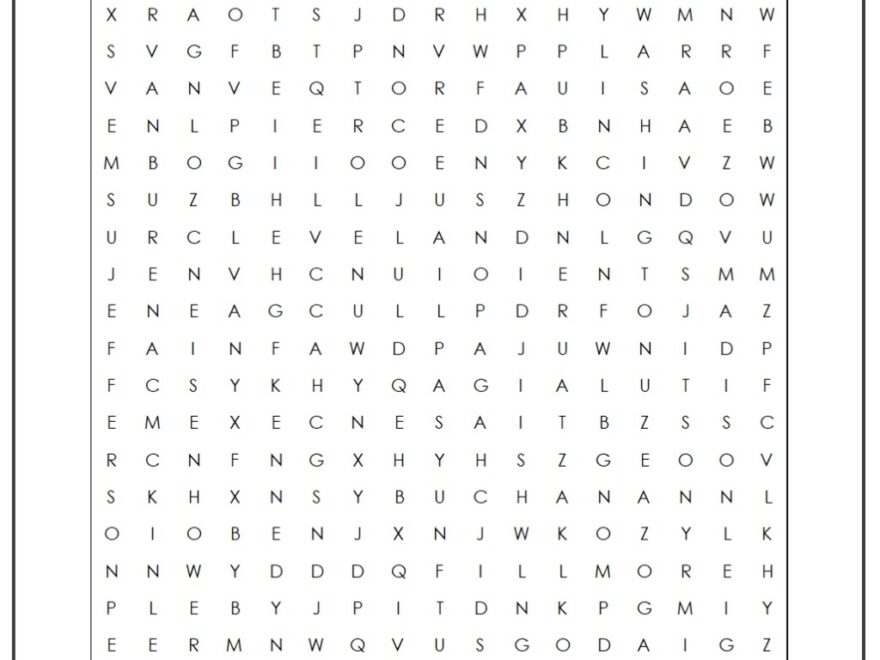 All About Us Presidents Word Search Monster Word Search Worksheets Library