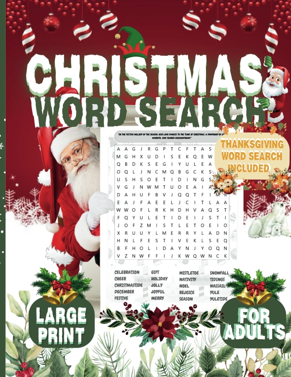 Amazon 1700 Christmas Word Search For Adults Large Print Holiday Word Search Word Search Large Print Christmas Thanksgiving Activity Book 90 Fun 85 Thanksgiving Fall Large Print Word 9798866742400 Payne James Books