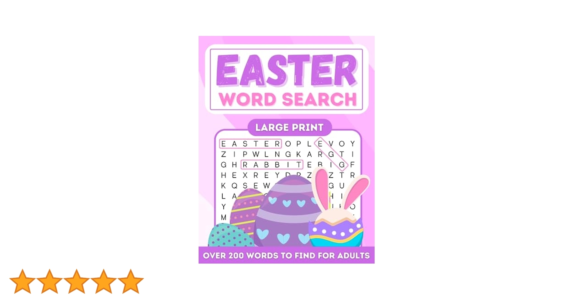 Large Print Easter Word Search Printable