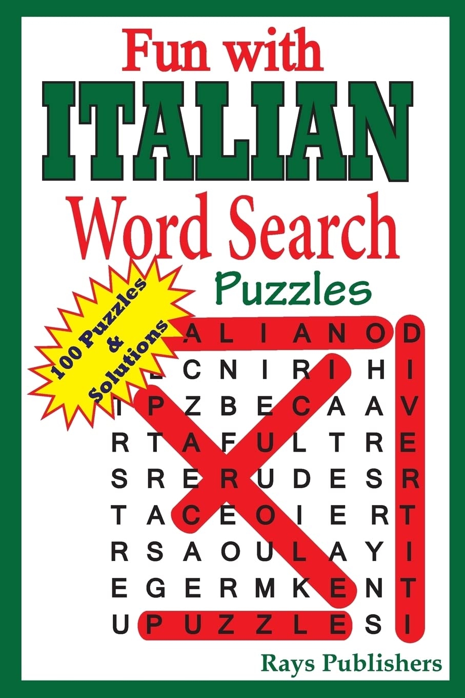 Amazon Fun With Italian Word Search Puzzles Italian Edition 9781505887938 Rays Publishers Books