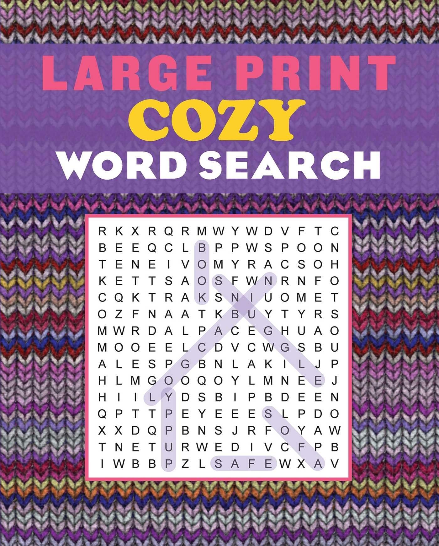 Amazon Large Print Cozy Word Search Large Print Puzzle Books 9781645176701 Editors Of Thunder Bay Press Books