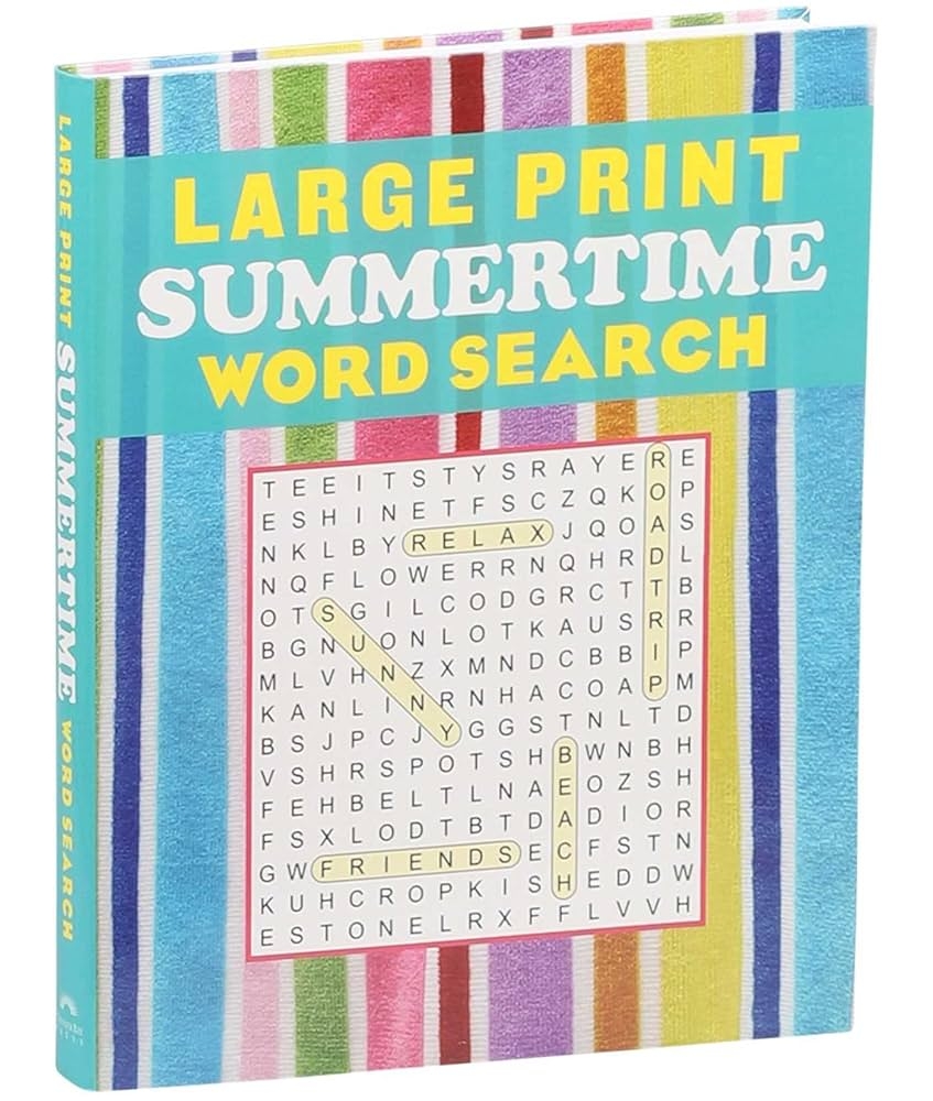 Free Printable Word Search Puzzles Summer