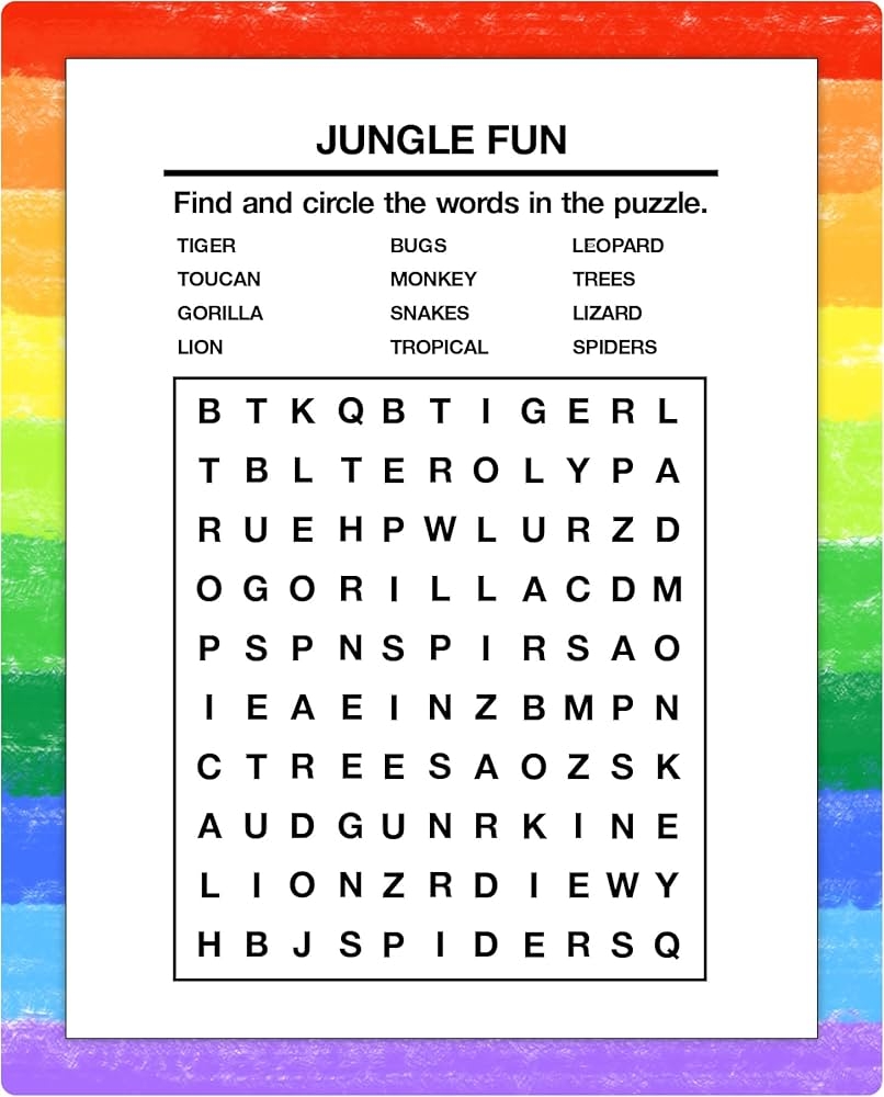 Medical Word Search Puzzles Printable