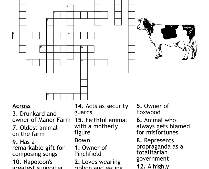 Animal Farm Word Search WordMint