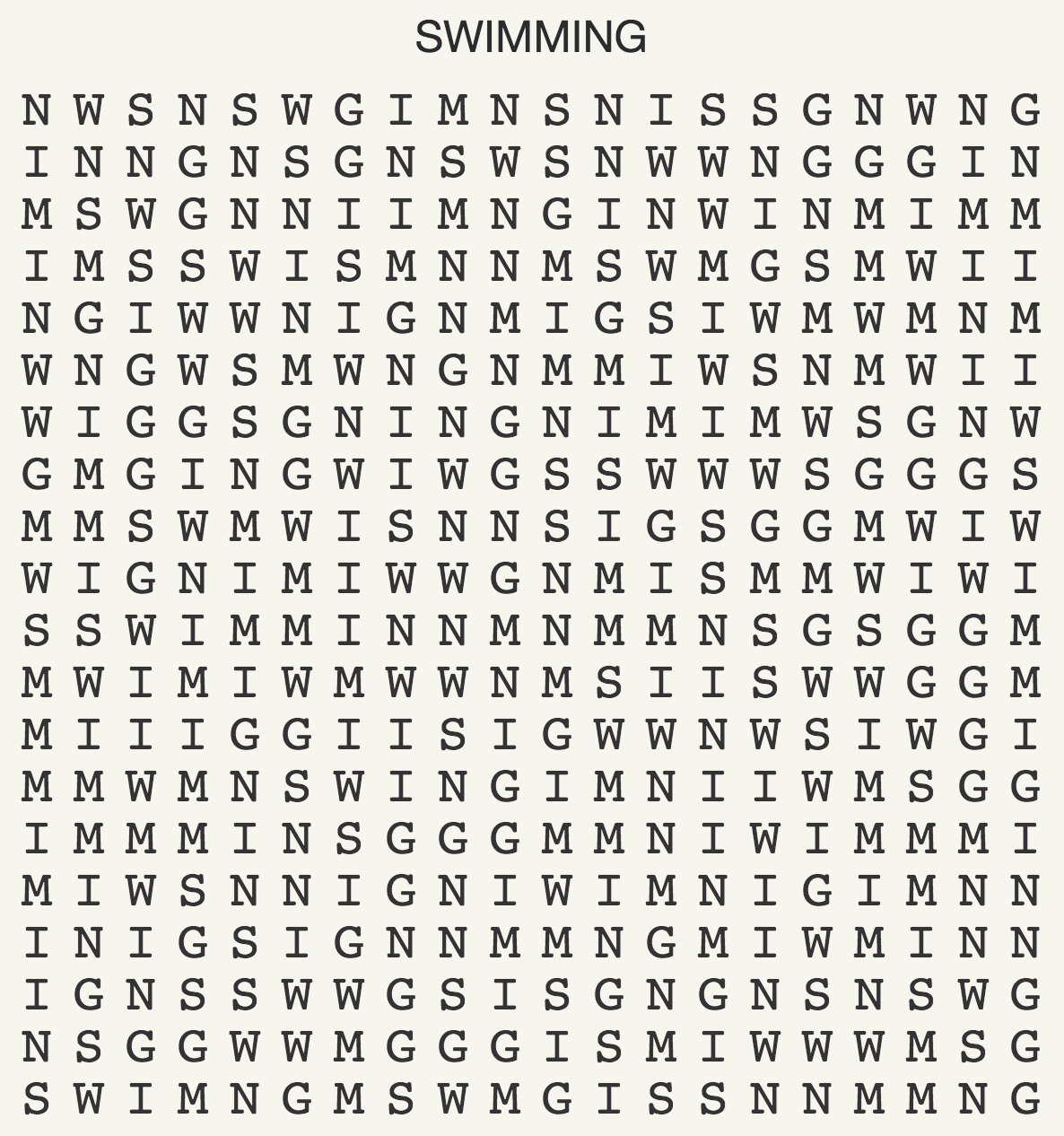 Another One Word Word Search R puzzles