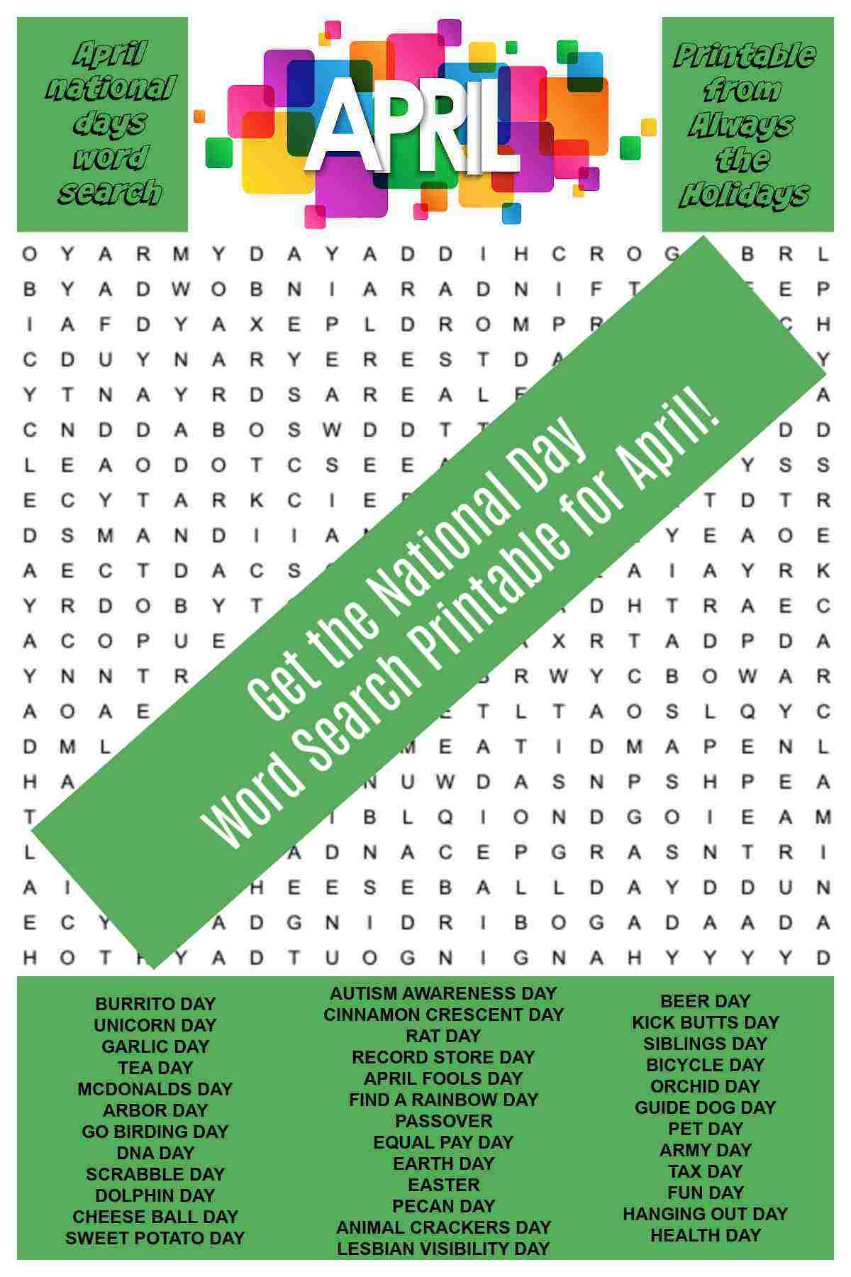 Free Printable Word Searches For Teens