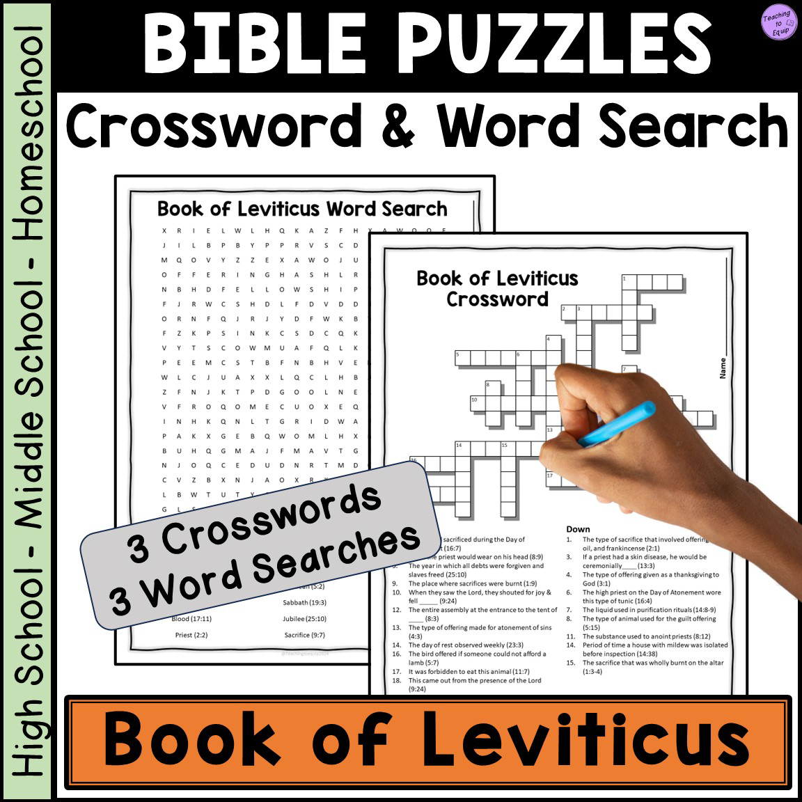 Free Large Printable Biblical Word Search