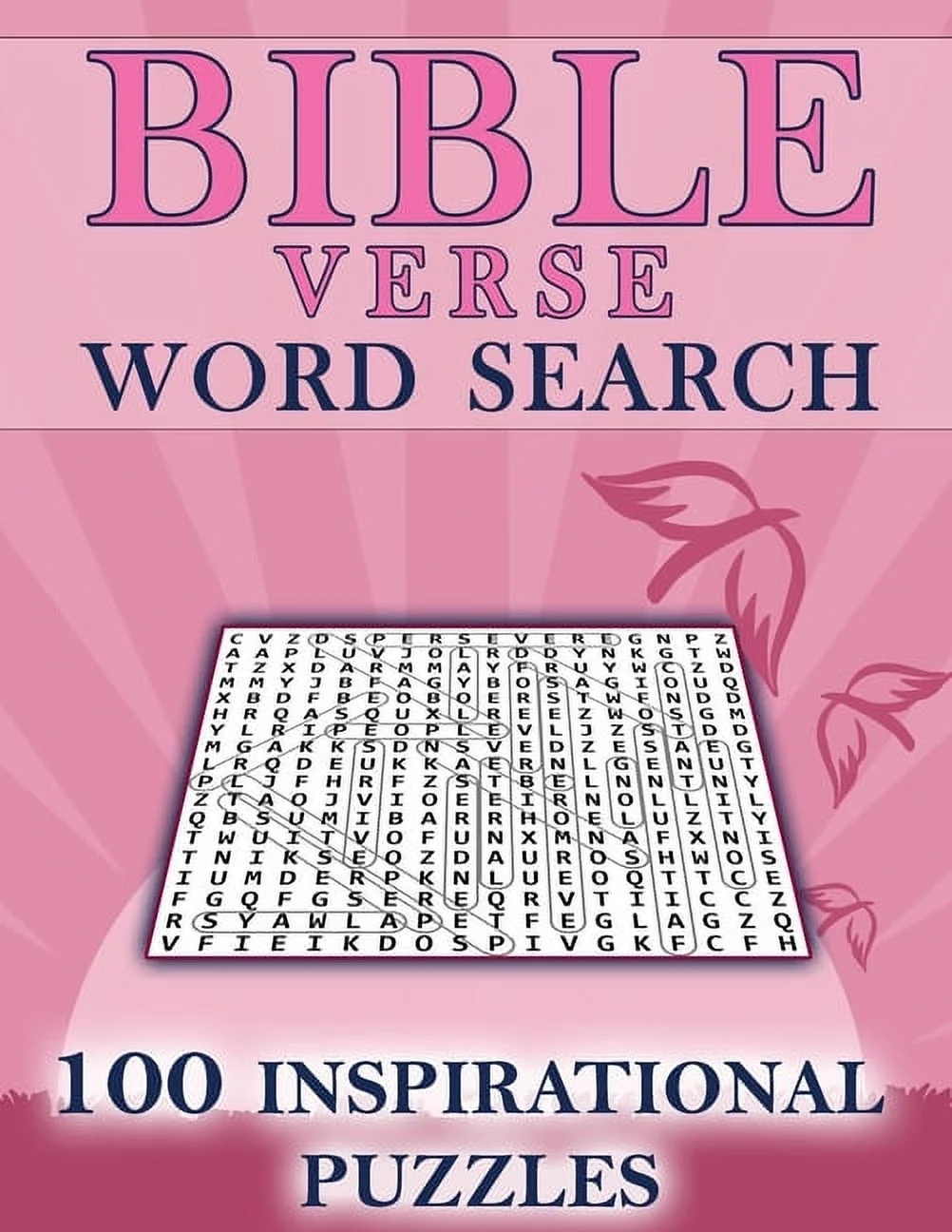 Bible Verse Word Search Large Print Keeping Busy Word Search Church Activities 100 Inspirational Puzzles Walmart
