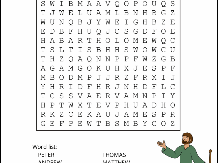 Bible Word Search Free Printable Christian Puzzles Free Printables Monograms Design Tools Patterns DIY Projects