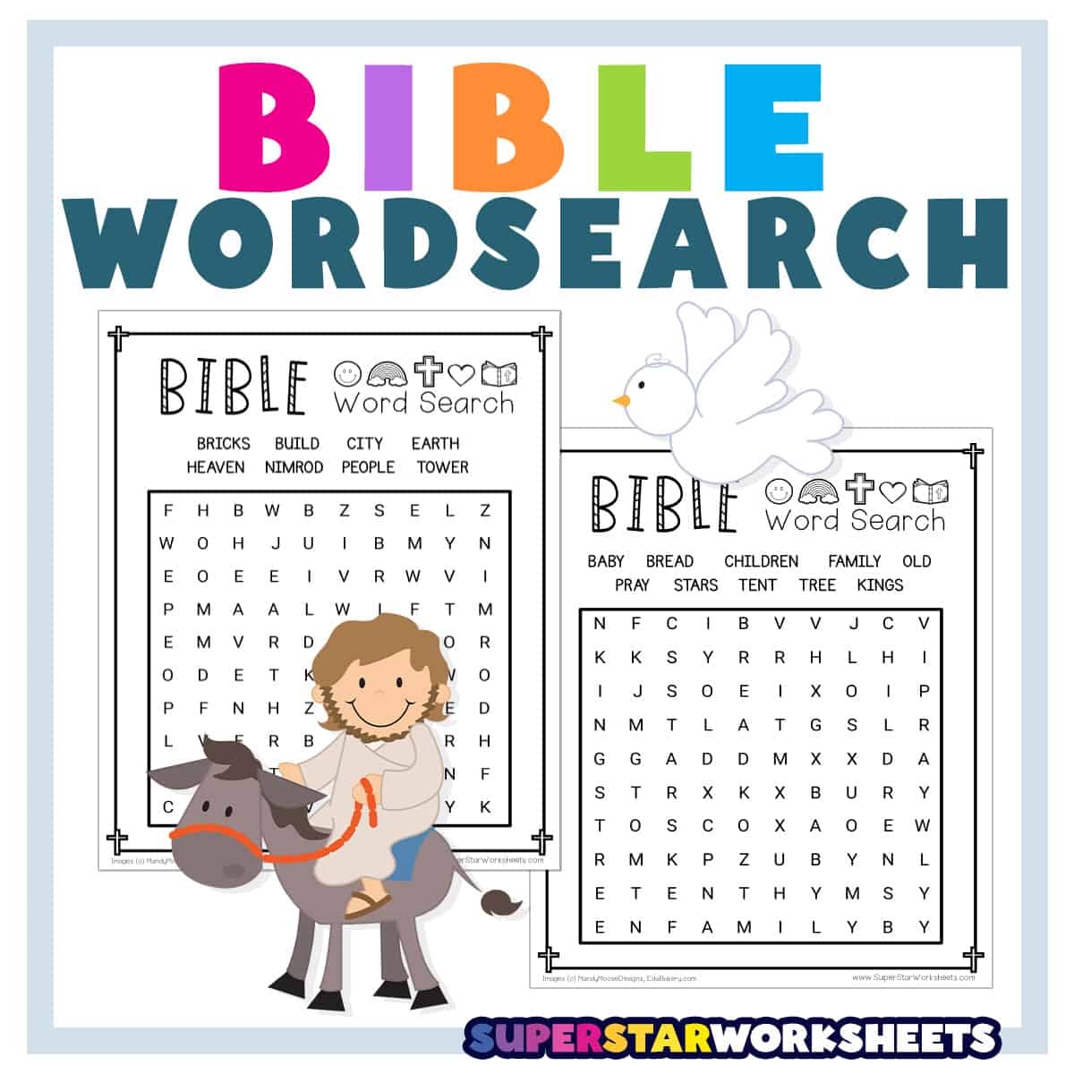 Bible Search A Word Printable