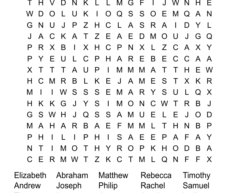 Bible Word Search WordMint