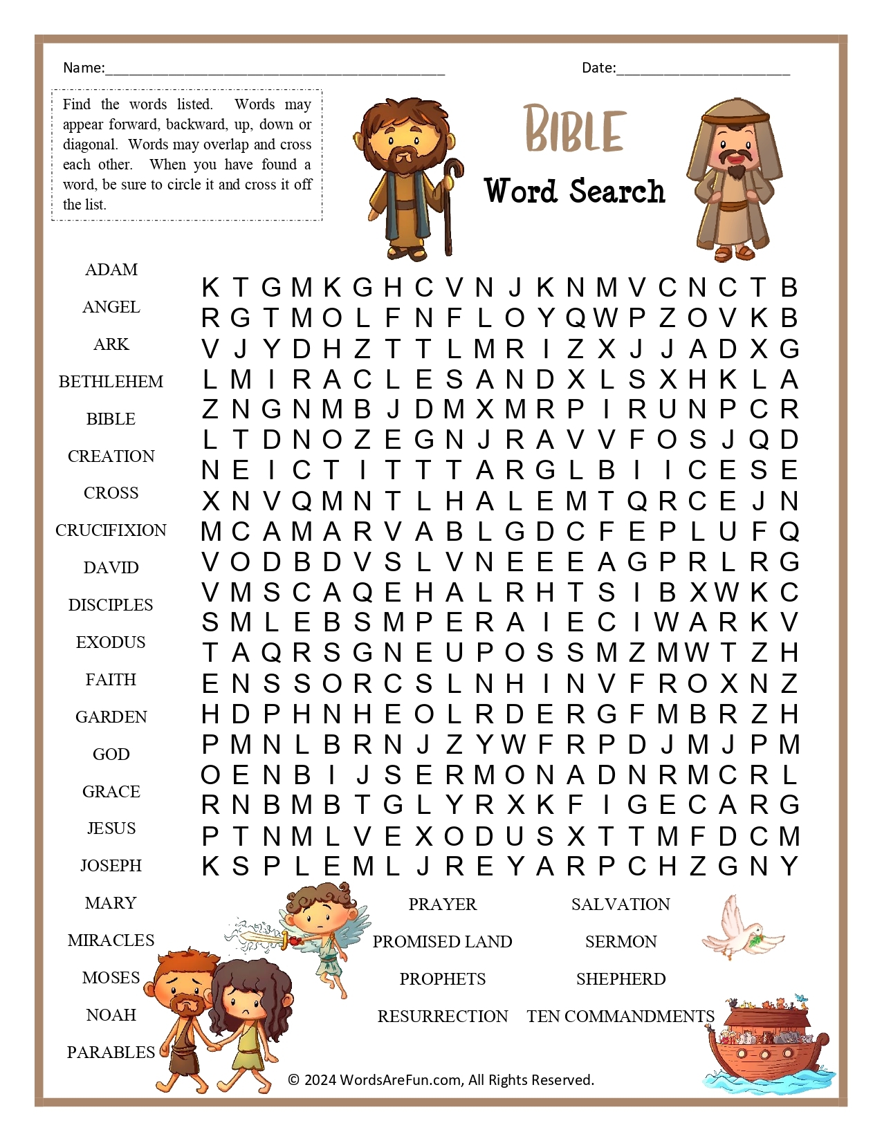 Bible Word Searches