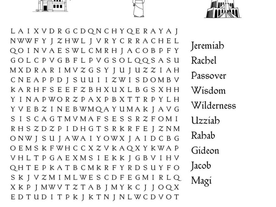Bible Wordsearch Beeloo Printable Crafts And Activities For Kids