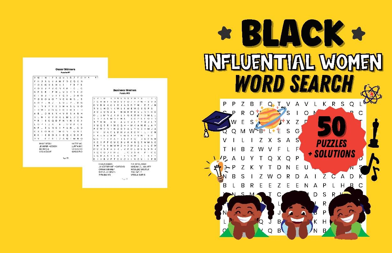 Black Influential Women Word Search Classful