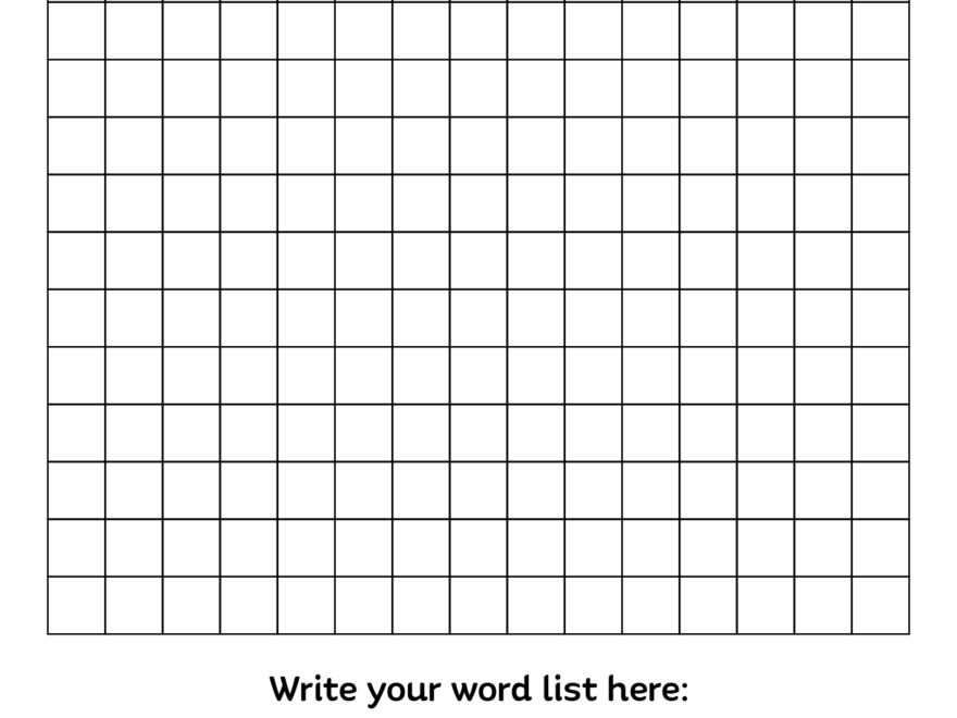 Blank Word Search Puzzles 16 Free PDF Printables Printablee