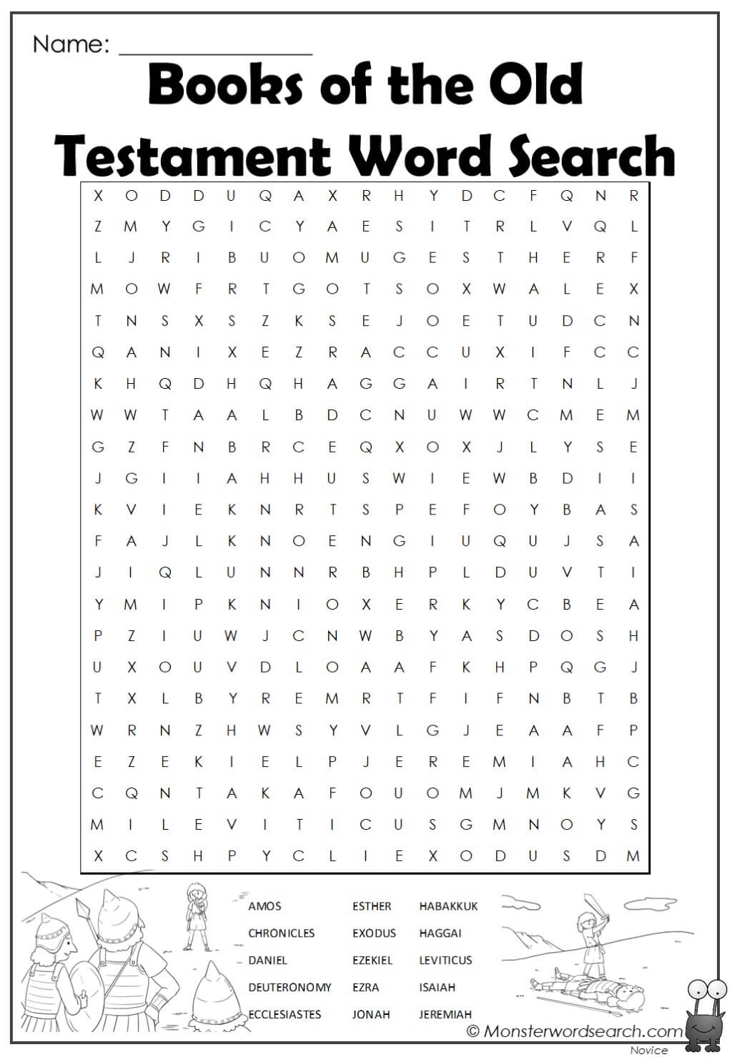 Free Printable Bible Word Searches