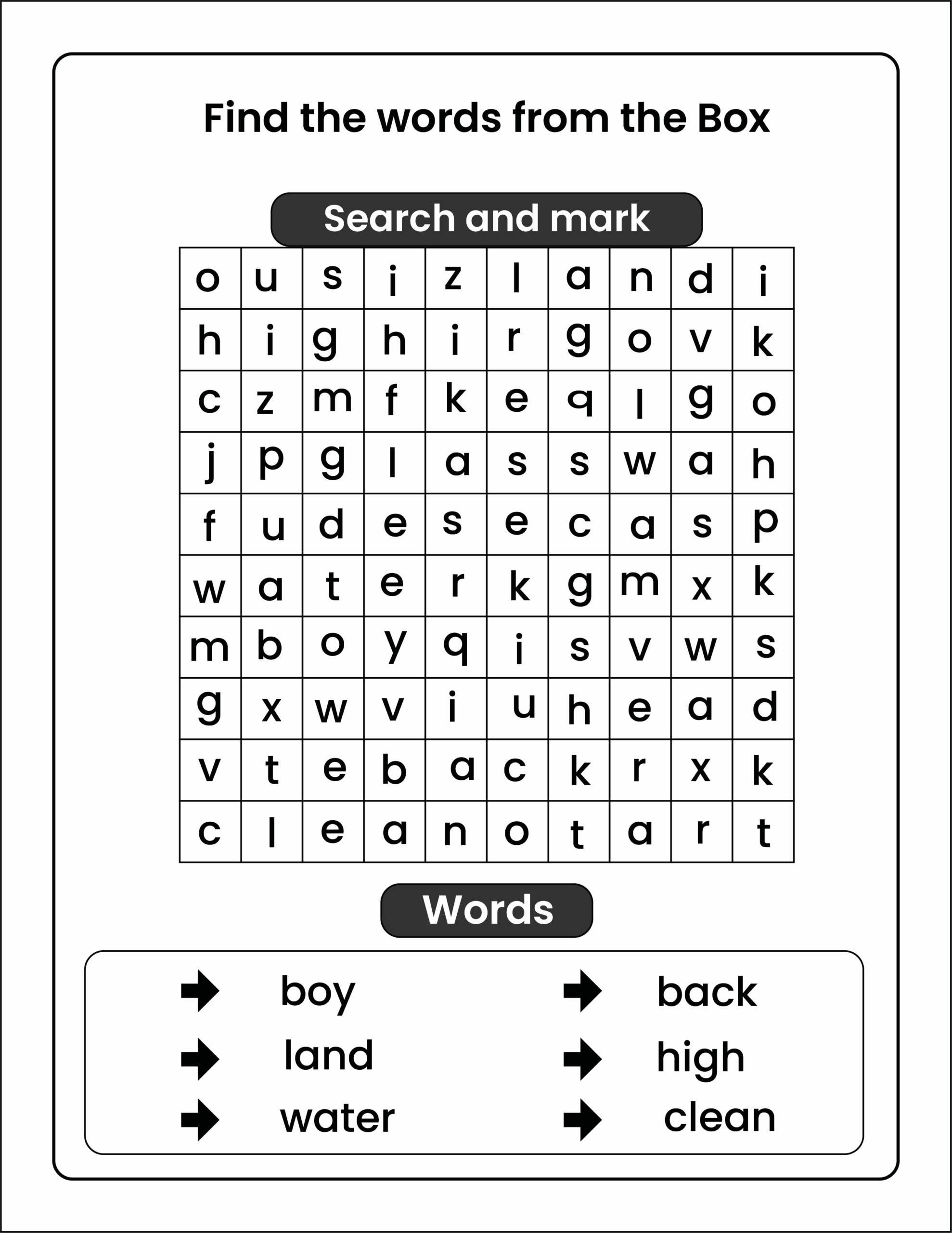 Boost Your Vocabulary With Our Fun And Challenging Word Search Worksheets Made By Teachers
