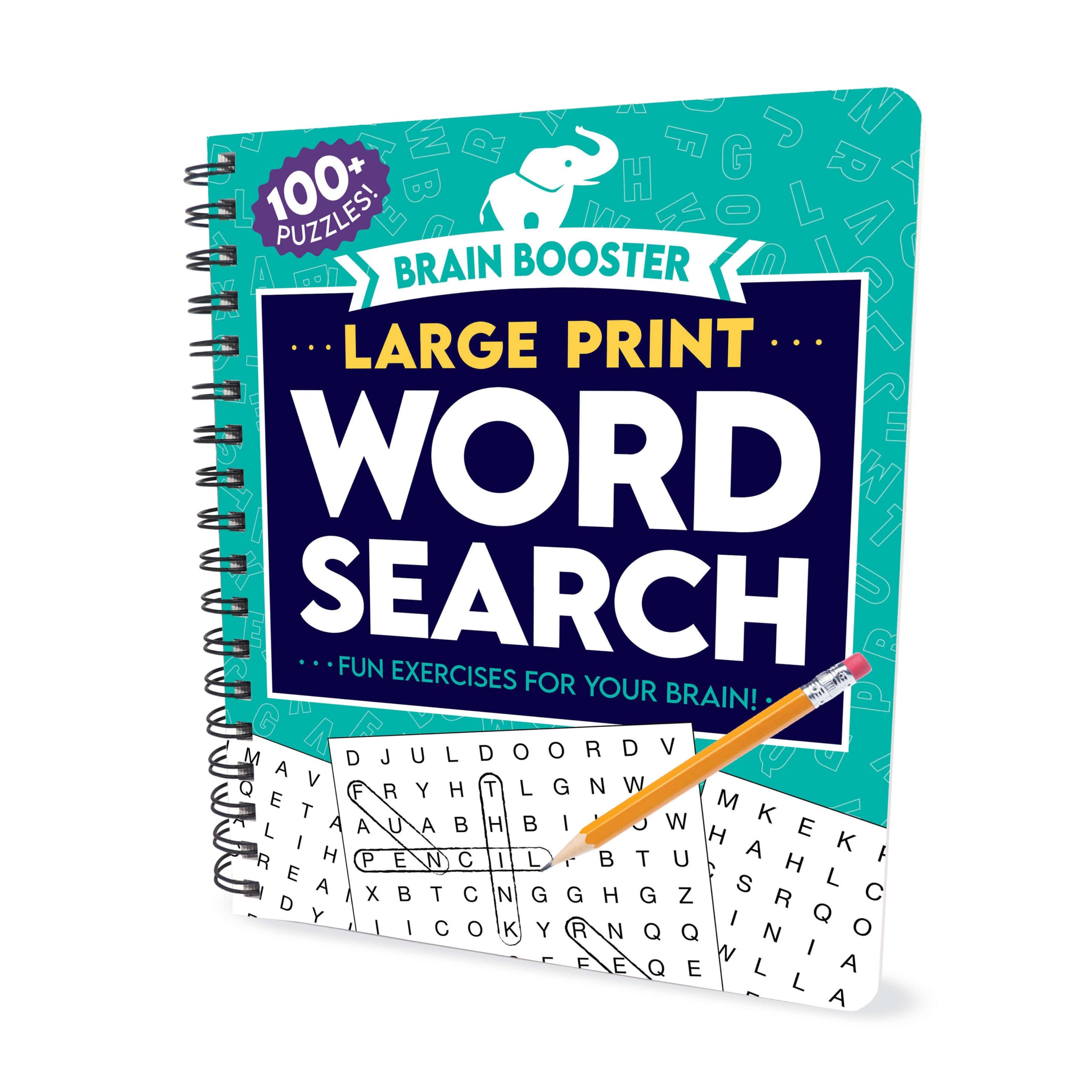 Brain Booster Large Print Puzzle Games Kidsbooks Publishing