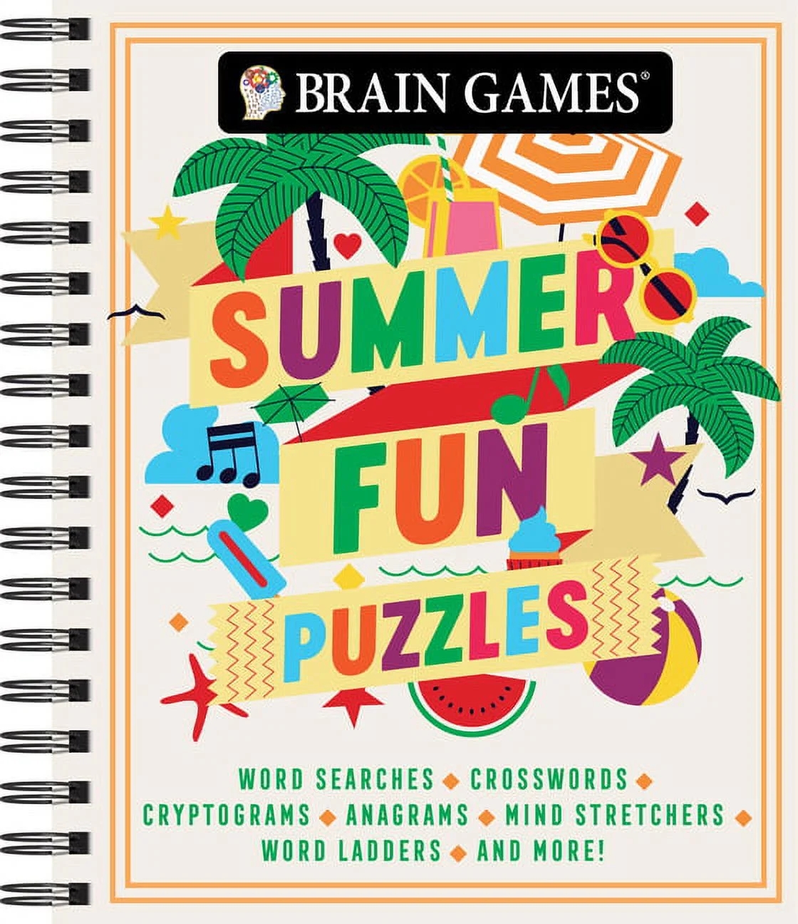 Brain Games Brain Games Summer Fun Puzzles 3 Word Searches Crosswords Cryptograms Anagrams Mind Stretchers Word Ladders Spiral Bound Walmart Brain Games Brain Games Summer Fun Puzzles 3 Word Searches Crosswords Cryptograms Anagrams Mind Stretchers Word Ladders Spiral Bound Walmart