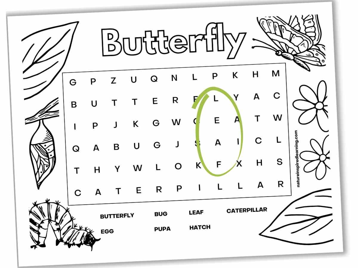 F Word Search Free Printable