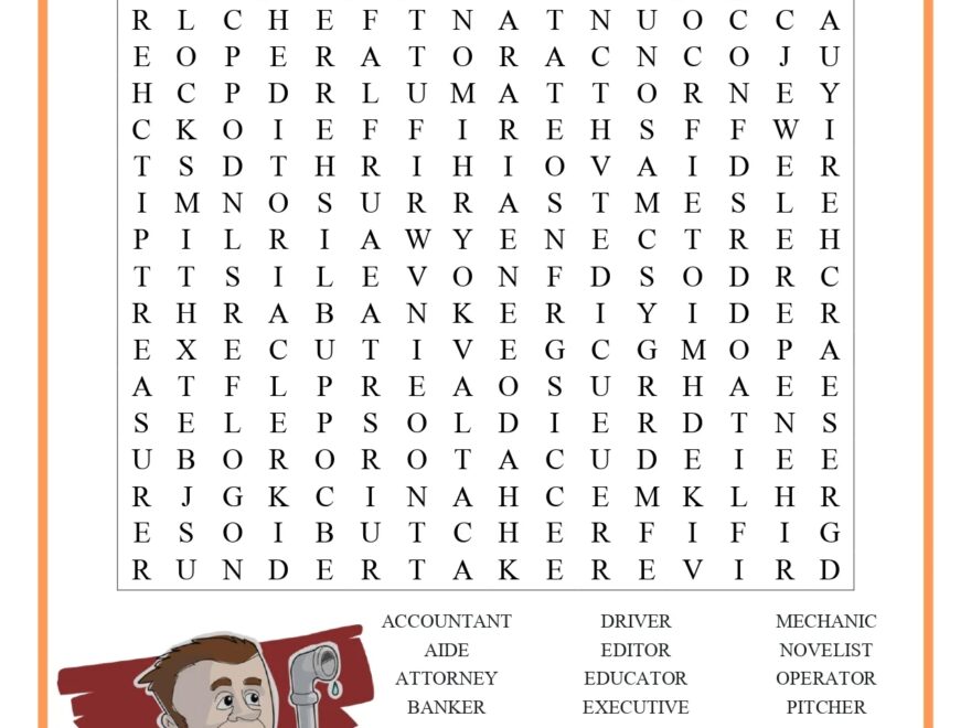 Career Exploration Word Search Worksheet For Kids Printable Career Day Activity CTE Life Skills Resource Payhip