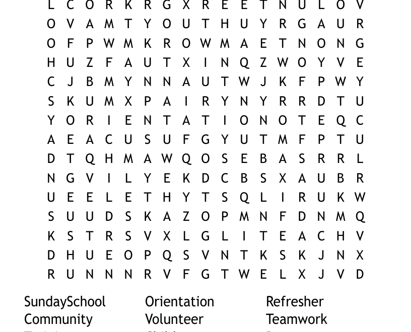Children s Safety Word Search WordMint