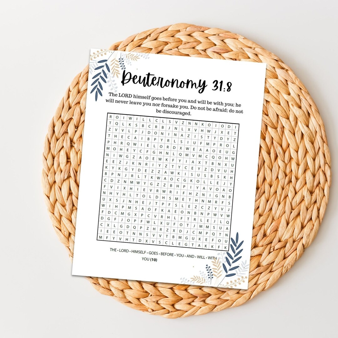 Free Printables Word Search Nehemiah 13