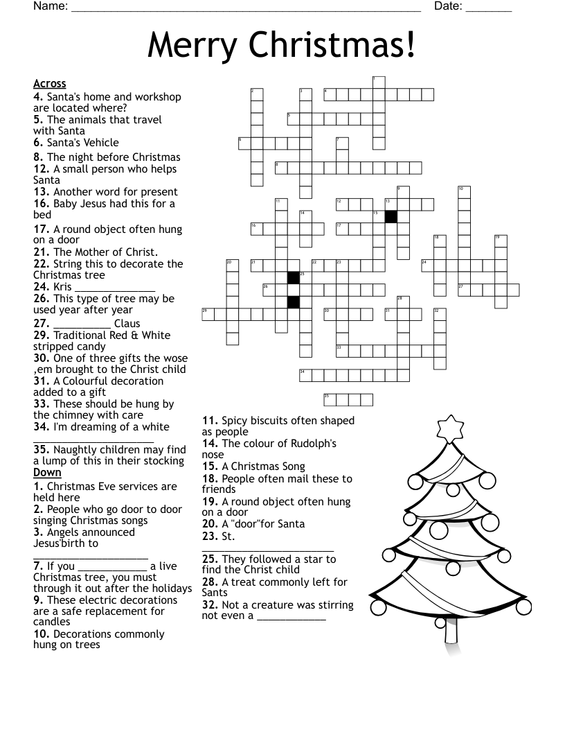 Christmas Eve Word Search WordMint