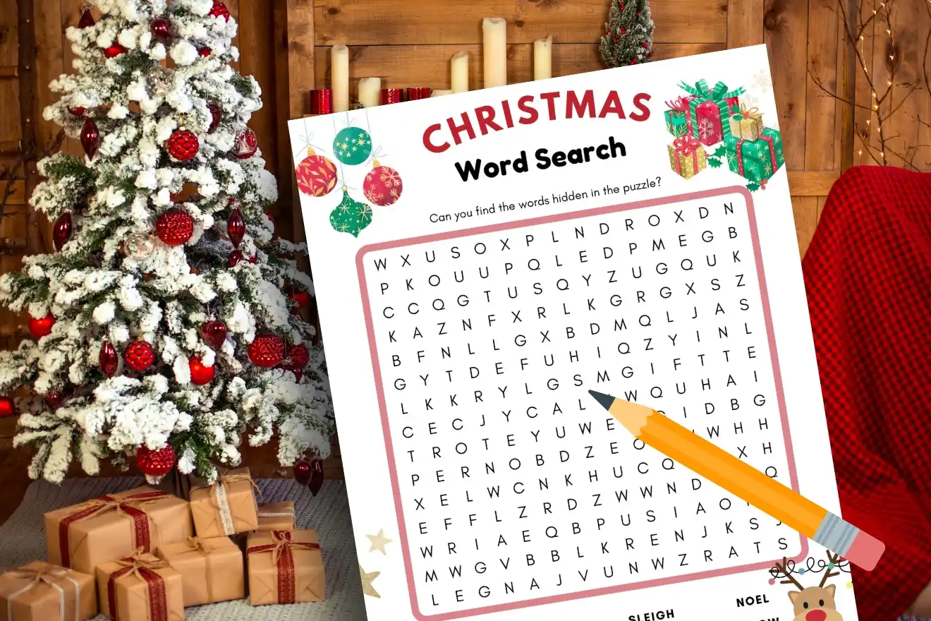 Christmas Word Search A Preschool Parent s Best Secret Weapon Blogmas Day 12