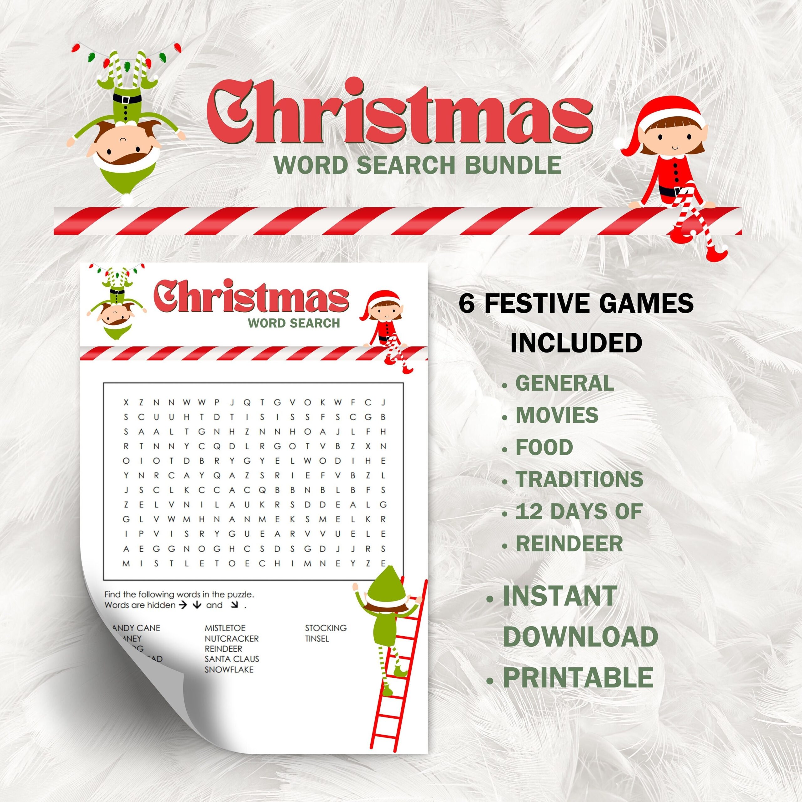 Christmas Word Search Printabl