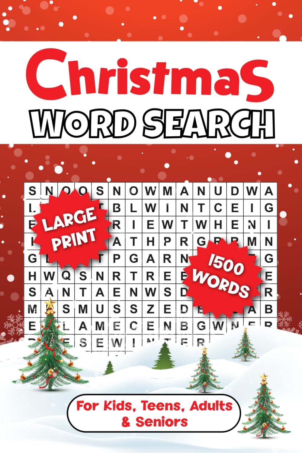 Christmas Word Search For Adults 75 Cozy Winter Relaxing Holiday Themed Puzzles For Kids Teens And Seniors Large Print Publishing Pobeda 9781965447055 Amazon Books