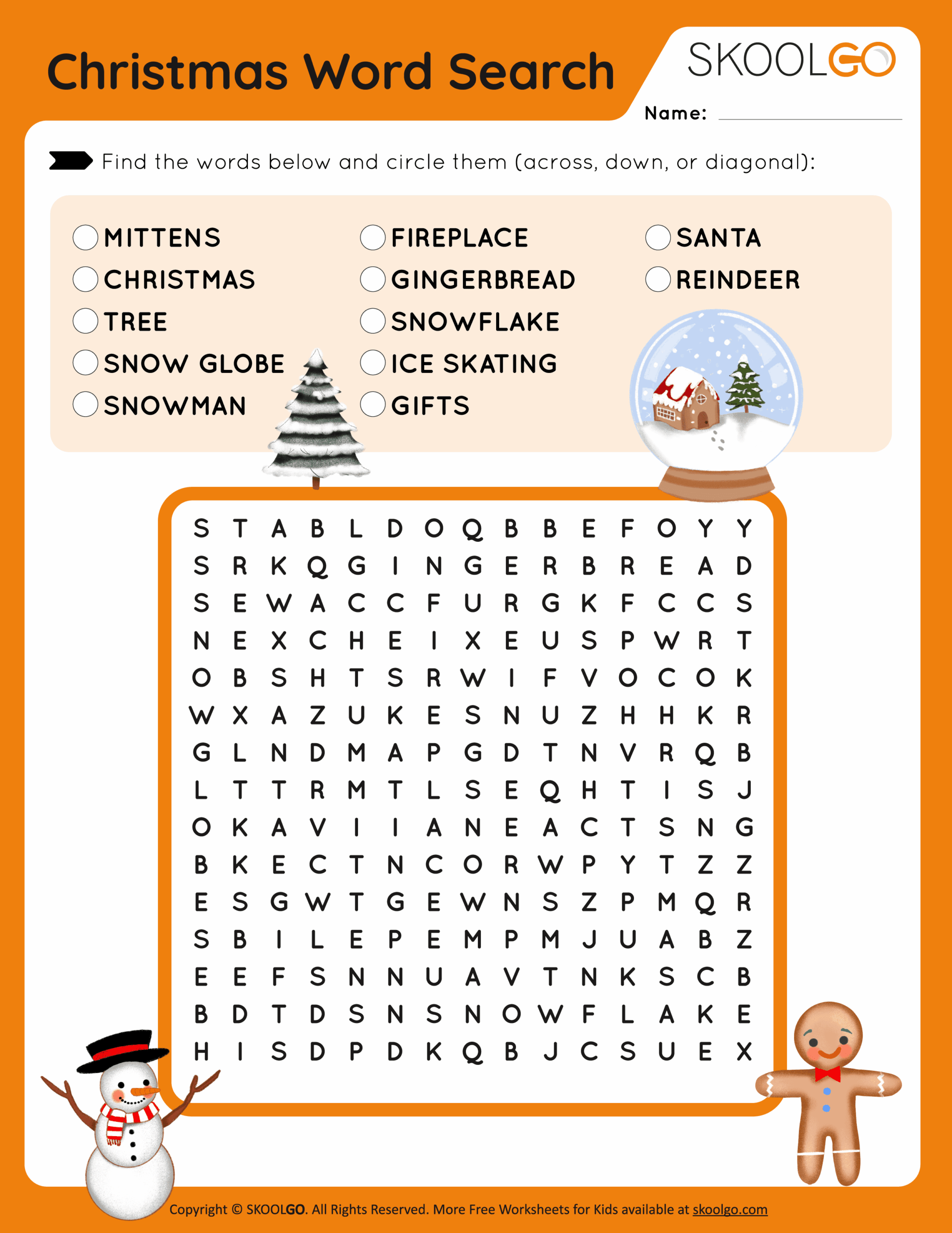 Christmas Word Search Free Game For Kids SKOOLGO Christmas Word Search Free Game For Kids SKOOLGO