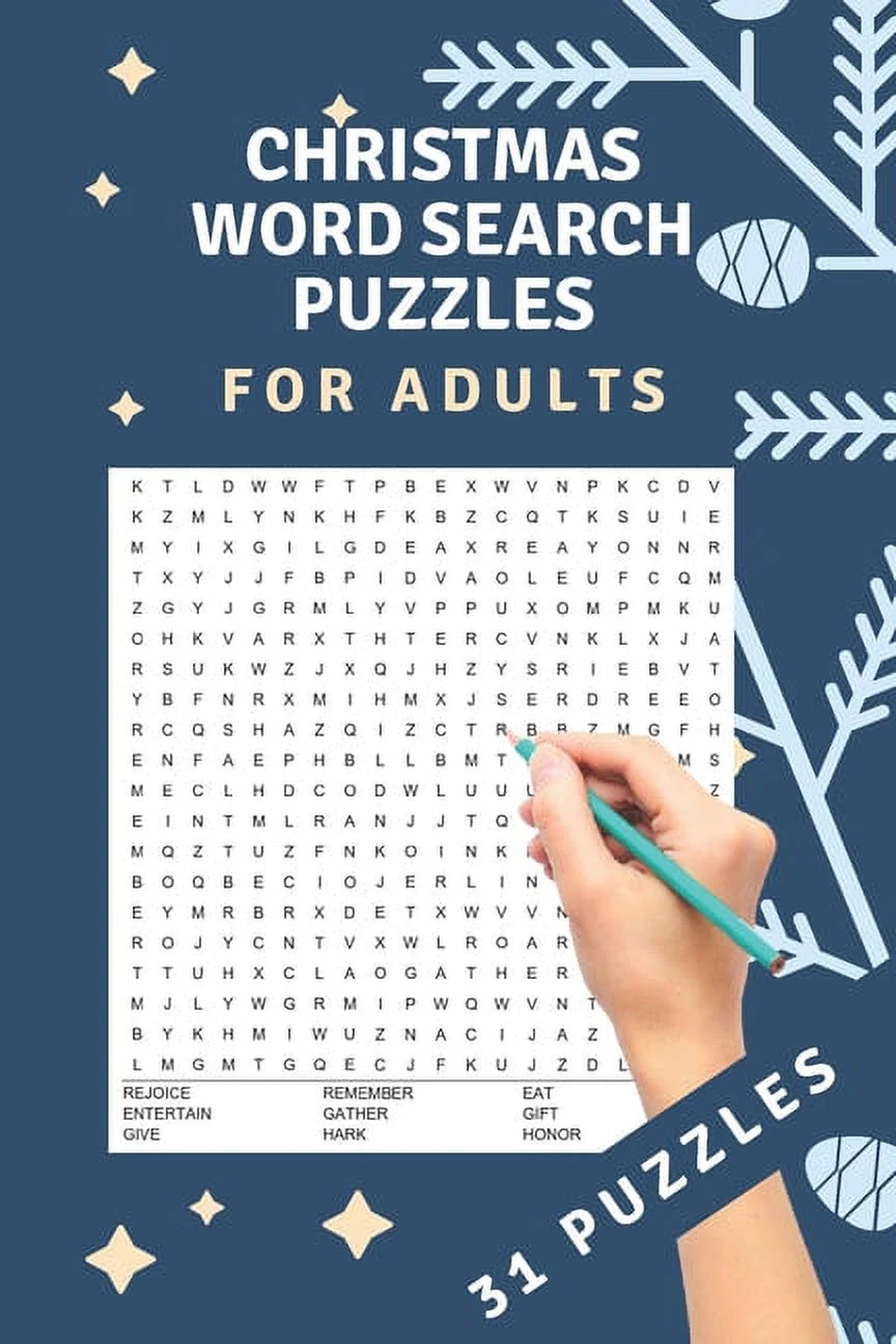 Free Printable Christmas Word Search Puzzles Adults