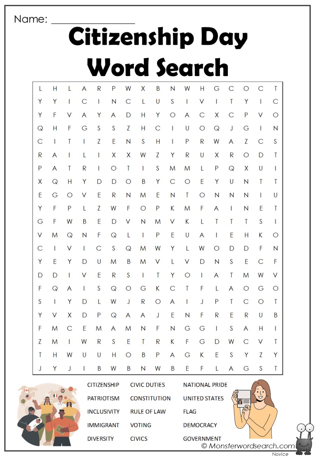 Printable President Word Search Puzzles Printable President Word Search Puzzles